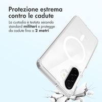 Accezz Cover posteriore Xtreme Impact con MagSafe Samsung Galaxy A17 (5G) / (4G) - Trasparente