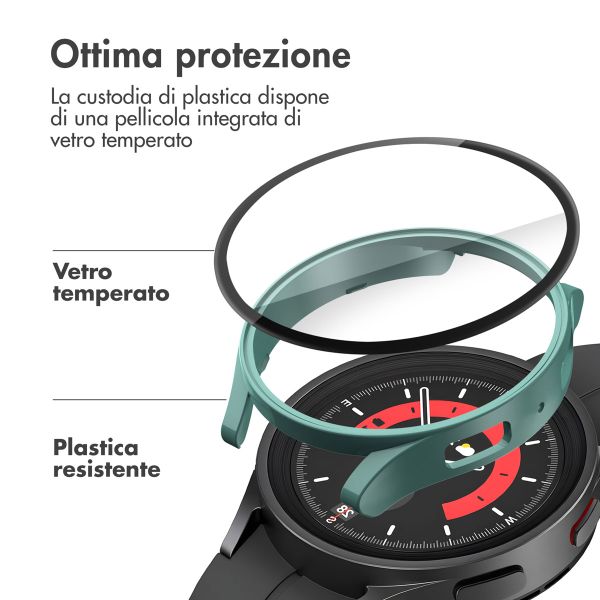 imoshion Cover rigida integrale Samsung Galaxy Watch 6 - 40 mm - Verde scuro