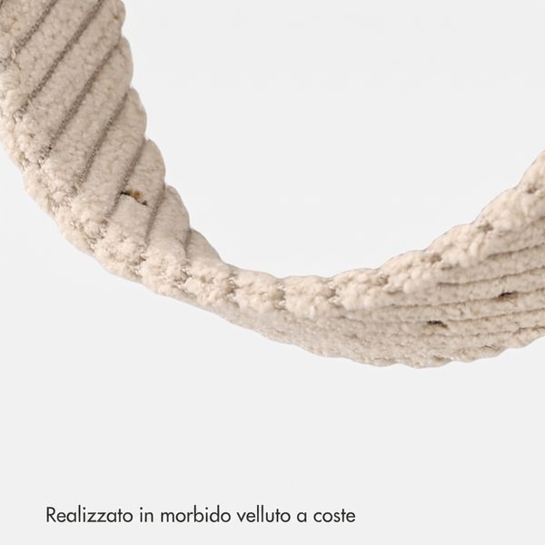 imoshion Cinturino in velluto a coste Apple Watch | 38/40/41/42 mm - Beige