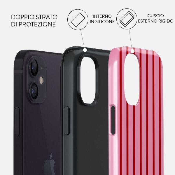 Burga Cover Posteriore Resistente con MagSafe Apple iPhone 12 (Pro) - Favorite Bikini