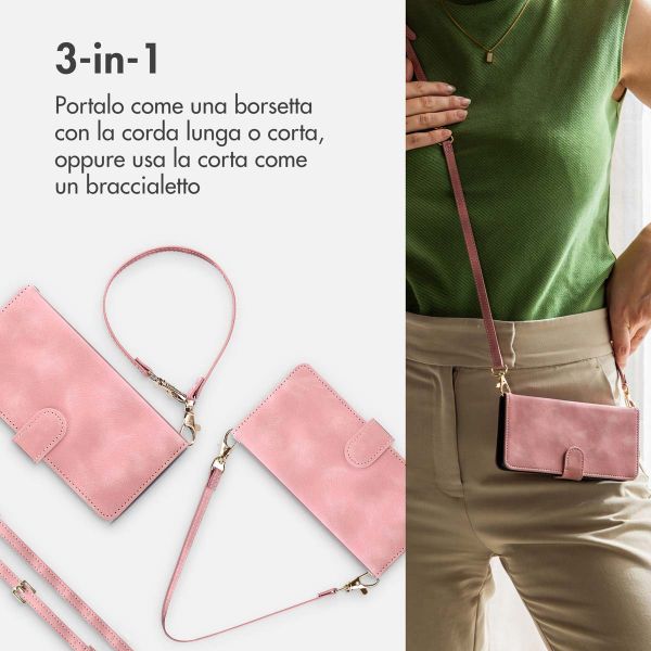 imoshion Cover a libro con Cordino Samsung Galaxy A56 - Rosa