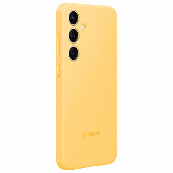 Samsung Cover originale in silicone Samsung Galaxy S24 Plus - Yellow
