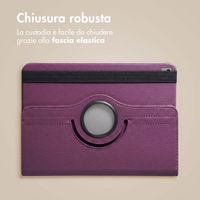 imoshion Cover Girevole a 360° Apple iPad 9 (2021) 10.2 pollici / iPad 8 (2020) 10.2 pollici / iPad 7 (2019) 10.2 pollici - Viola