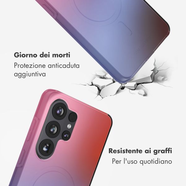 Selencia Cover Posteriore Vivid Samsung Galaxy S26 Ultra - Gradient Soft Blush