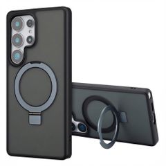 Accezz Cover con anello e supporto con MagSafe Samsung Galaxy S25 Ultra - Nero