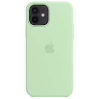 Apple Cover Posteriore in Silicone con MagSafe Apple iPhone 12 (Pro) - Pistachio