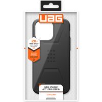 UAG Cover Posteriore Civilian con MagSafe Apple iPhone 15 Pro Max - Nero