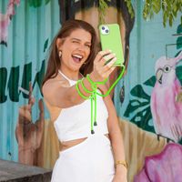imoshion Cover in Silicone con Cordino Apple iPhone 11 - Fluor Groen