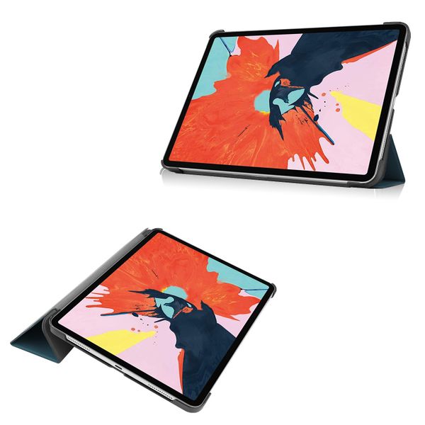 imoshion Cover a libro Trifold Apple iPad Air 11 pollici (2026) M4 / (2025) M3 / (2024) M2 / Air 5 (2022) / Air 4 (2020) - Verde scuro