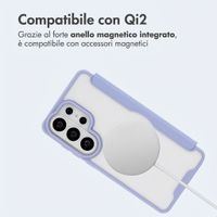 imoshion Bookcase trasparente con MagSafe Samsung Galaxy S26 Ultra - Lilla