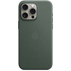 Apple Cover Posteriore FineWoven con MagSafe Apple iPhone 15 Pro Max - Evergreen