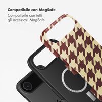 Selencia Cover posteriore Vivid con MagSafe Apple iPhone Air - Pied-de-Poule