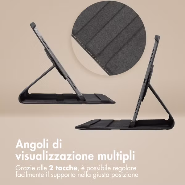 imoshion Cover Girevole a 360° Samsung Galaxy Tab S11 Ultra - Nero