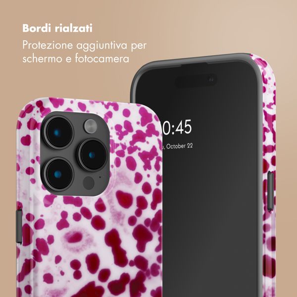 Selencia Cover posteriore Vivid con MagSafe Apple iPhone 15 Pro - Cosmic Orchid