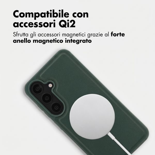 Accezz Backcover Edge con MagSafe Samsung Galaxy S25 - Verde