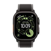 Apple Cinturino Trail Loop Apple Watch | 44/45/46/49 mm - Taglia S/M - Charcoal Black / Black Titanium