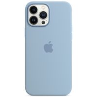 Apple Cover Posteriore in Silicone con MagSafe Apple iPhone 13 Pro Max - Blue Fog