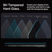 Spigen Vetro temperato privacy GLAStR EZ Fit + Applicatore - confezione da 2 Apple iPhone 17 / 17 Pro / 16 Pro