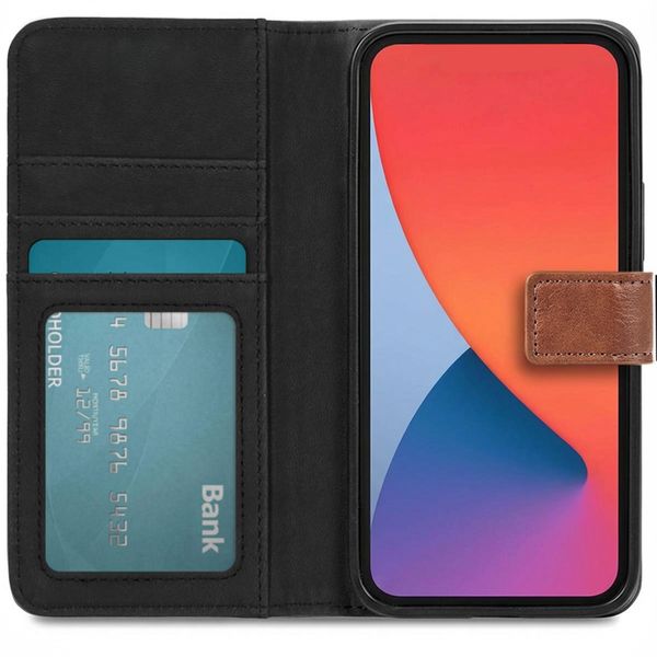 imoshion Cover a libro di Lusso Apple iPhone 13 Pro Max - Marrone