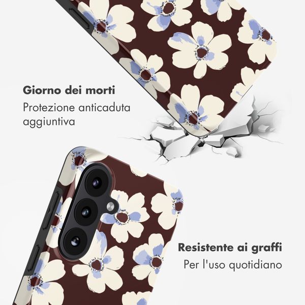 Selencia Cover Posteriore Vivid Samsung Galaxy S26 - Choco Flower Pop