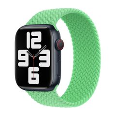 Apple Cinturino Solo intrecciato Apple Watch | 38/40/41/42 mm - Taglia 2 - Bright Green