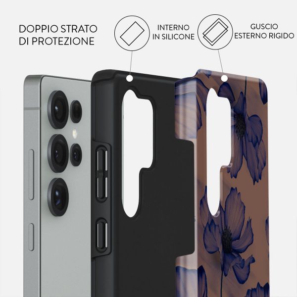 Burga Cover Posteriore Resistente Samsung Galaxy S25 Ultra - Velvet Night