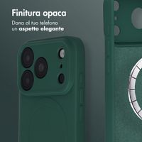 imoshion Cover Posteriore Colorata con MagSafe Apple iPhone 18 Pro / 17 Pro - Verde scuro