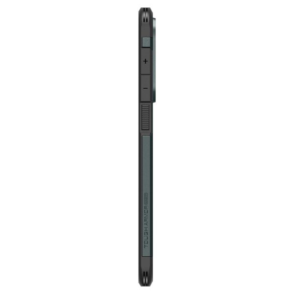 Spigen Cover Posteriore Corazzata Tough con MagSafe Samsung Galaxy S25 Edge - Abyss Green