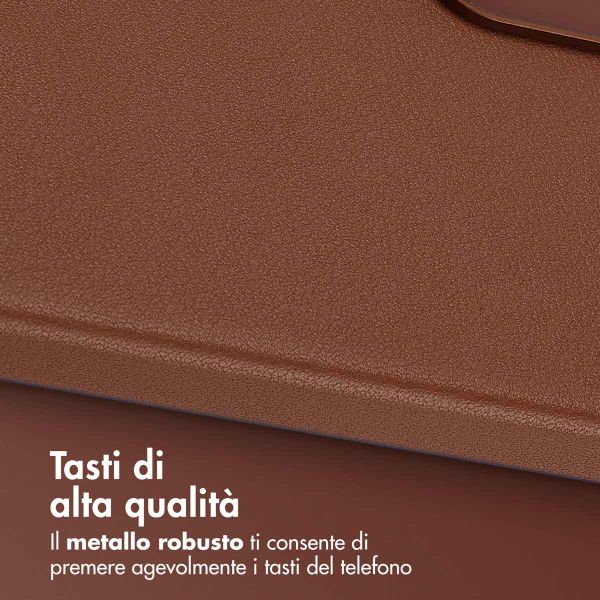 Accezz Cover in Pelle con MagSafe Samsung Galaxy A36 / A56 - Sienna Brown