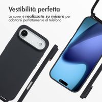 imoshion Cover in Silicone con Cordino Apple iPhone Air - Nero
