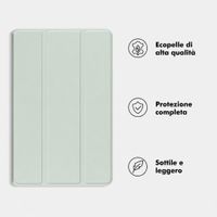 imoshion Cover a libro Trifold Samsung Galaxy Tab A9 Plus - Verde chiaro