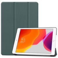 imoshion Cover a libro Trifold Apple iPad 9 (2021) 10.2 pollici / iPad 8 (2020) 10.2 pollici / iPad 7 (2019) 10.2 pollici - Verde scuro