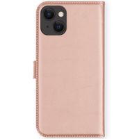 Selencia Cover a libro in vera pelle Apple iPhone 13 - Rosa