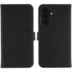 Selencia Cover a libro in vera pelle Samsung Galaxy A27 (5G) - Nero