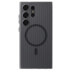 Accezz Cover Lite con MagSafe | Fluted | Samsung Galaxy S24 Ultra - Matte Black