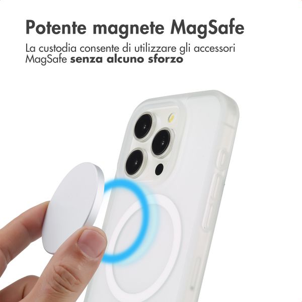 imoshion Cover posteriore Color Guard con MagSafe Apple iPhone 15 Pro - Bianco