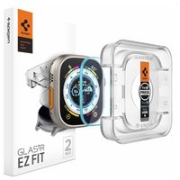 Spigen EZ FIT Glas.tR pellicola protettiva in vetro con applicatore Apple Watch Ultra - 49 mm - Trasparente