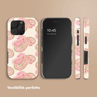 Selencia Cover posteriore Vivid con MagSafe Apple iPhone 16 Pro - Paisley Blush