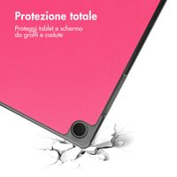 imoshion Cover a libro Trifold Samsung Galaxy Tab A9 Plus - Pink