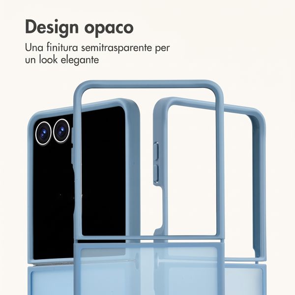 imoshion Cover posteriore Color Guard Samsung Galaxy Z Flip 8 - Azzurro
