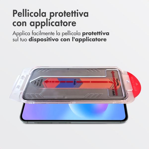 Accezz Protezione schermo in vetro temperato con applicatore - 2-pack Samsung Galaxy A57 (5G)