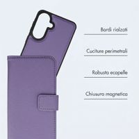 imoshion Cover a libro di lusso 2-in-1 rimovibile Samsung Galaxy A37 (5G) - Viola