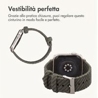 imoshion Cinturino in velluto a coste Apple Watch | 44/45/46/49 mm - Verde