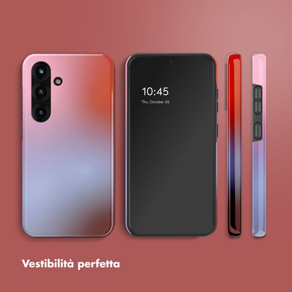 Selencia Cover posteriore Vivid con MagSafe Samsung Galaxy S25 - Gradient Soft Blush