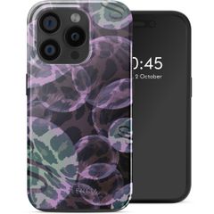 Selencia Cover posteriore Vivid con MagSafe Apple iPhone 15 Pro - Leo Bubble Green