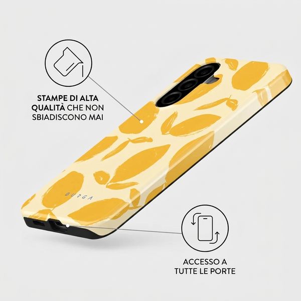 Burga Cover Posteriore Resistente Samsung Galaxy A57 (5G) - Lemon Tart