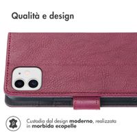 imoshion Cover a libro di Lusso Apple iPhone 11 - Bordeaux