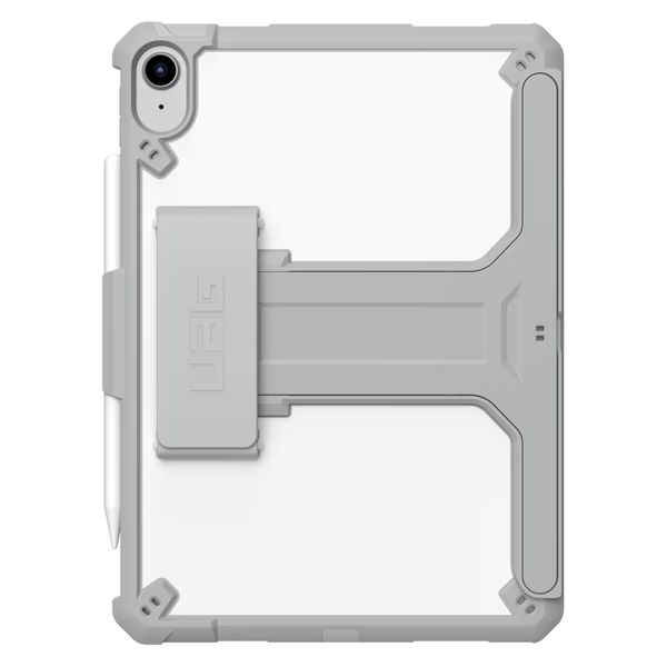UAG Scout Healthcare backcover con stand e strap in confezione originale Apple iPad 11 (2025) 11 pollici A16 / iPad 10 (2022) 10.9 pollici - Bianco / Grigio