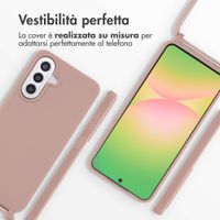 imoshion Cover in Silicone con Cordino Samsung Galaxy A57 (5G) - Sand Pink