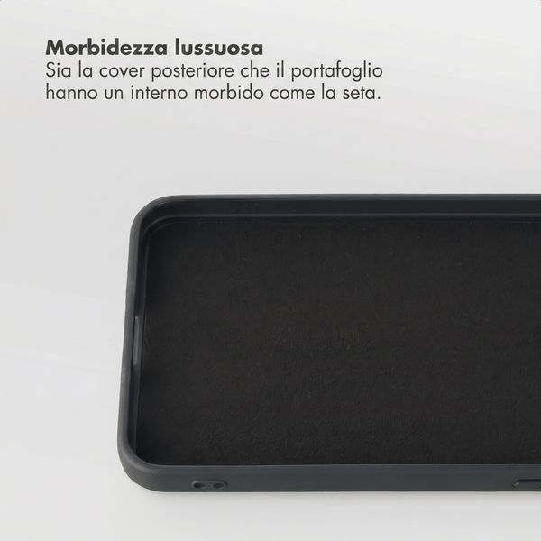 Selencia Libreria rimovibile Olyn con MagSafe Samsung Galaxy A37 (5G) - Nero